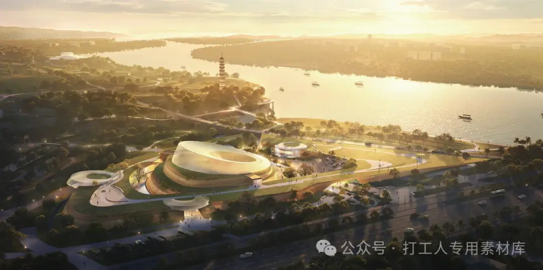 衢州市衢江区姑蔑古国考古遗址公园博物馆概念性建筑设计方案合集(5套全,729M)【WB758】