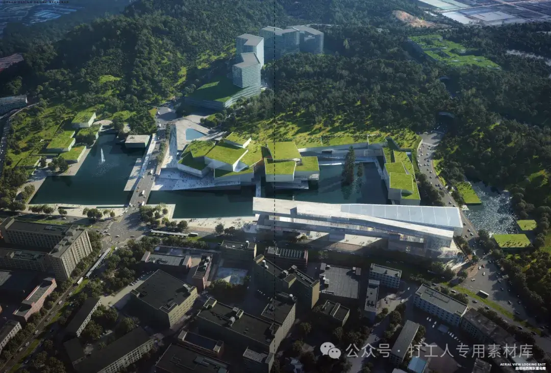 深圳龙华鹭湖科技文化片区城市设计暨公共建筑群概念方案设计（160P，162M）【WB870】