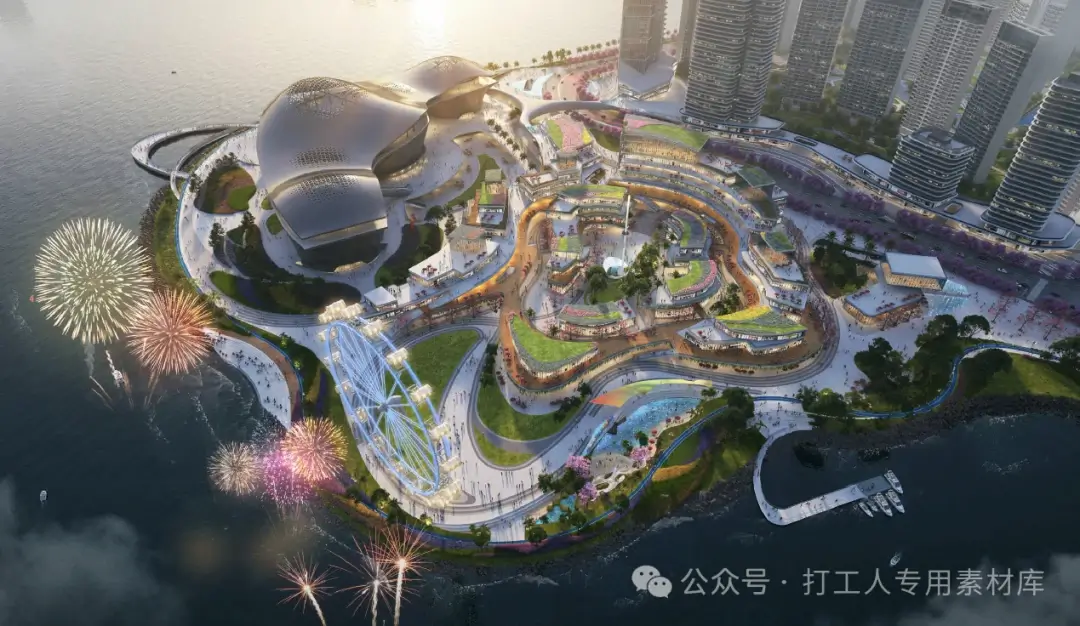 湛江欢乐海湾文化书城艺术街区景观方案(146P,66M)【WB797】