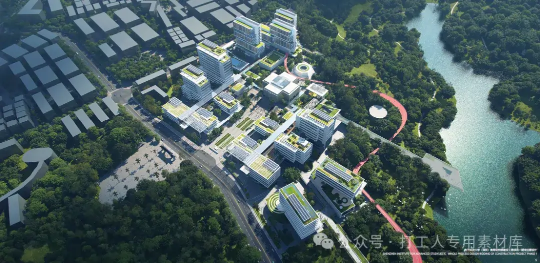 电子科技大学深圳高等研究院建设工程项目一期全过程设计 （127P，274M）【WB818】