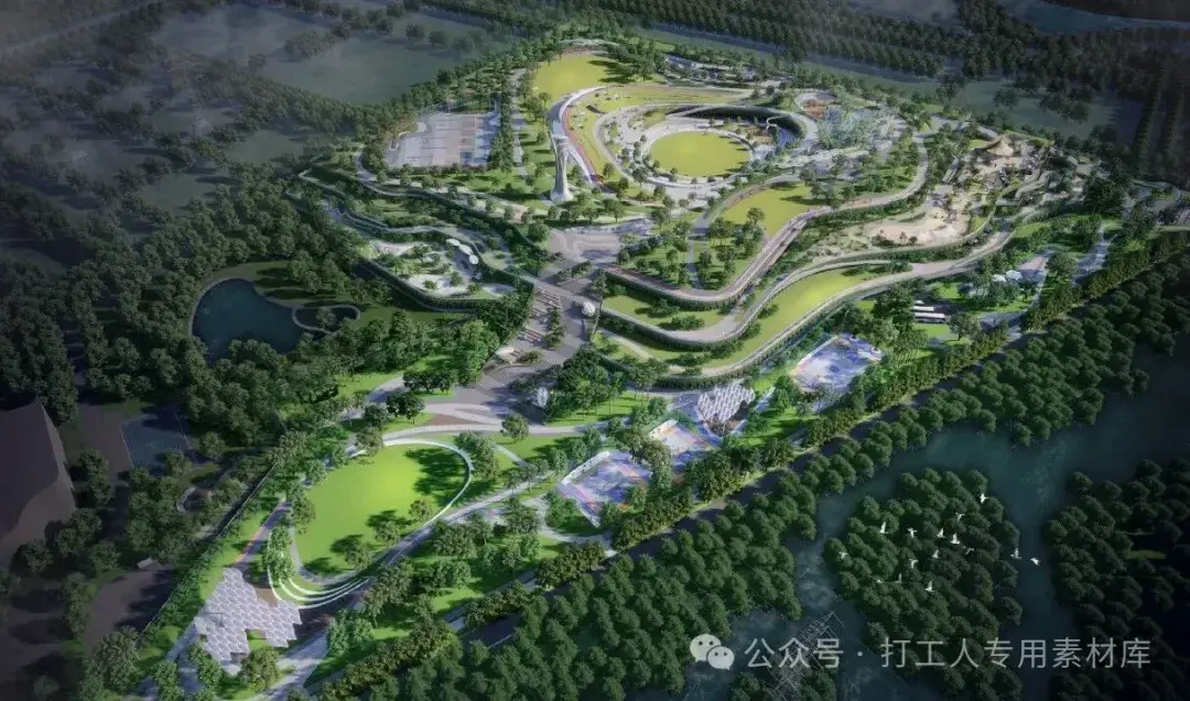 深圳固戍污水处理厂二期上盖公园景观方案【朗程师景观】(98P, 33M)【WB754】