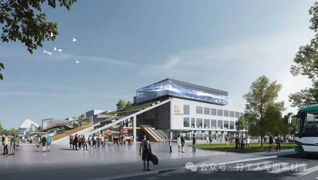 东莞松山湖文化艺术街区设计方案（50P， 149M）【WB769】