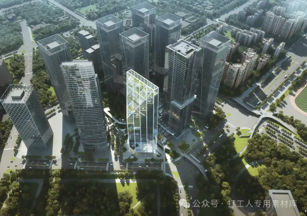 深圳宝安中心区华西集团08-07地块方案设计【华东院】(93P,218M)【WB943】