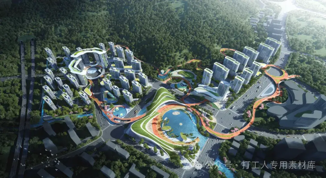 温州慈湖云山未来社区居住组团城市生活综合体设计方案(431P,400M)【WB873】