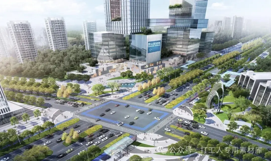 昆山市S1线道路综合交通景观提升方案（108P，78M）【WB915】