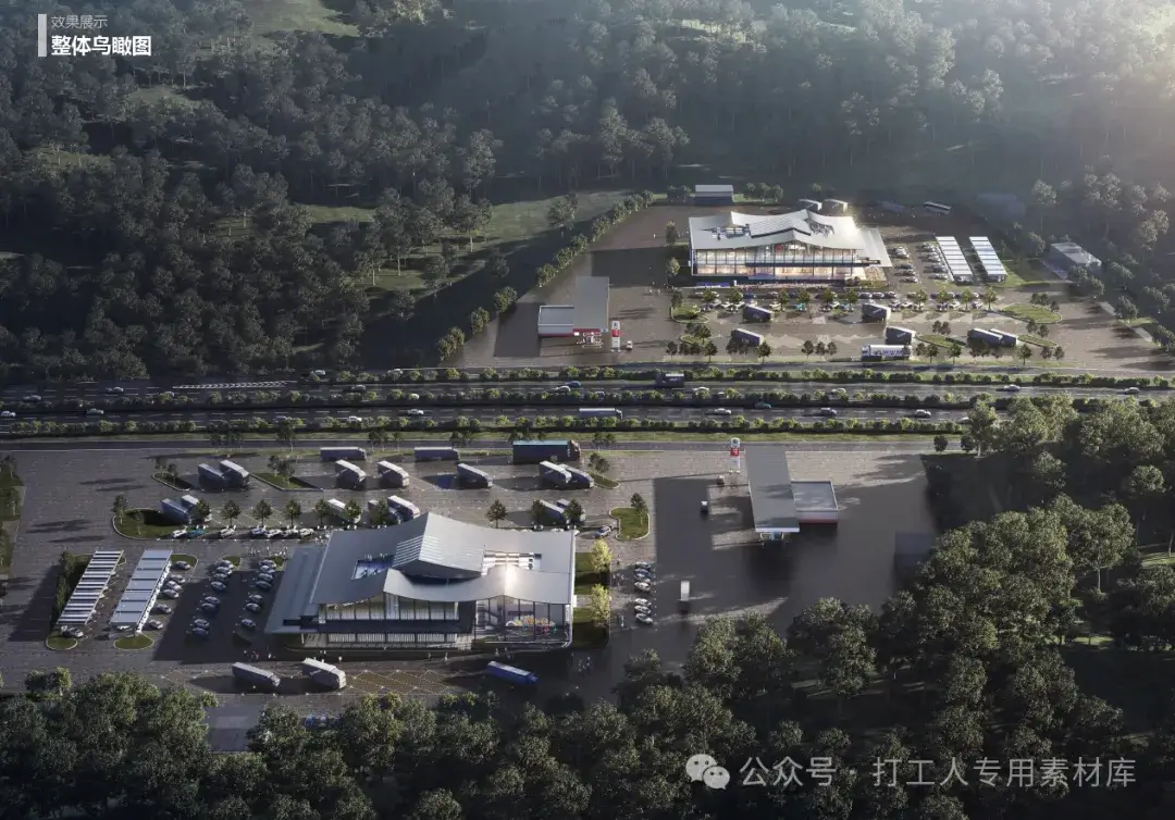 汕湛高速揭博段棉洋特色服务区提质升级概念方案（68P，132M）【WB889】