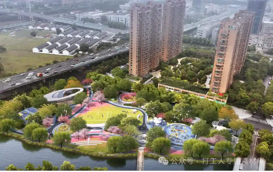 杭州滨江月亮湾停车场适老滨水公园儿童运动景观设计方案（337P，279M）【WB963】
