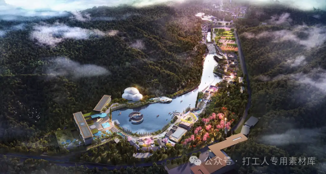 上饶葛仙湖国际旅游度假区规划及建筑设计方案（165P，124M）【WB1025】