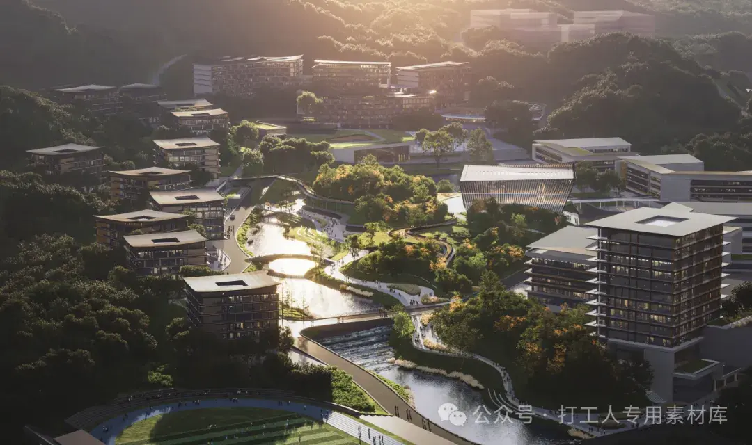 杭州职业技术学院新安江校区大学校园规划（261P，362M）【WB843】