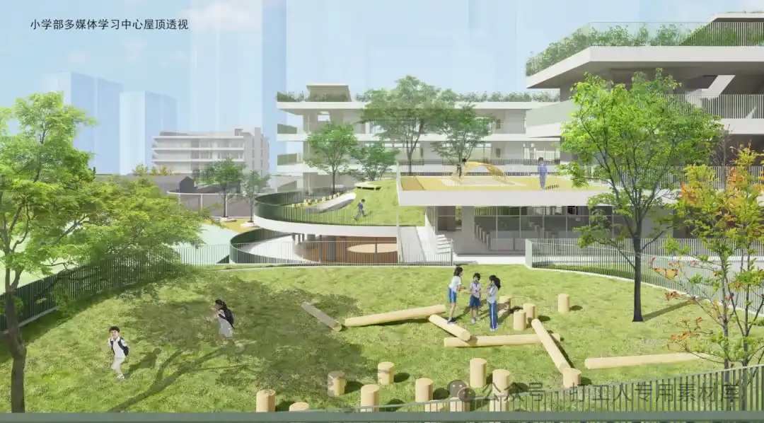 深圳市罗湖区滨河学校项目方案设计（55P，90M）【WB946】