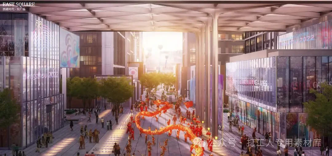 杭州亚运会技术官员村(万象天地)景观方案100%成果(218P,43M)【WB1099】