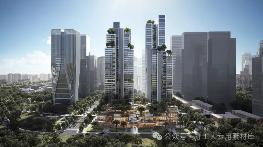 深圳天健前海T201-0157宗地项目建筑方案设计【Aedas】（207P，289M）【WB1128】