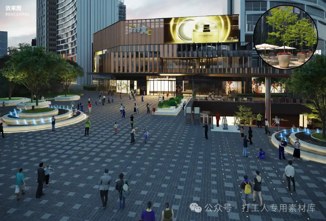 上海浦东新区世博板块B06项目万象城100%方案设计（125P，46M）【WB1123】