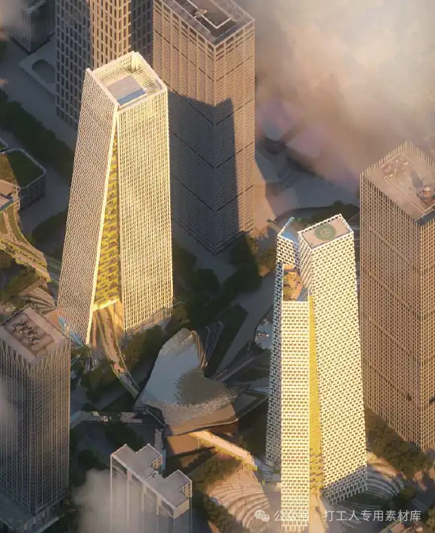  深圳双菱中心T7T9办公建筑设计方案 【BIG】 （280P，84M）【WB1074】