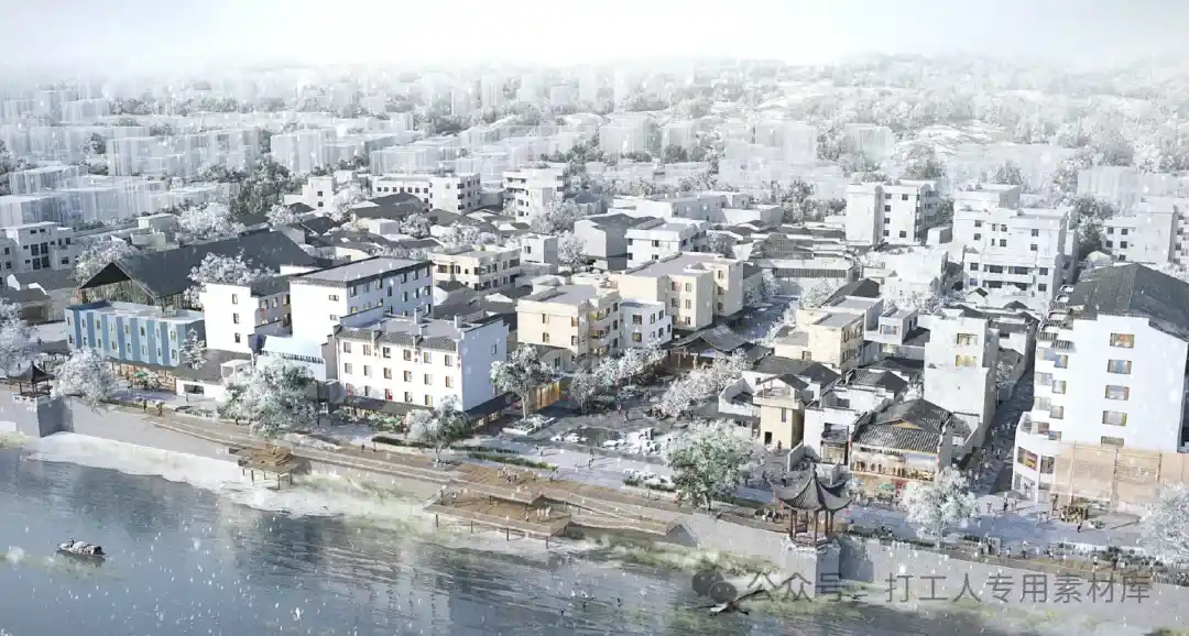 祁门东街历史文化街区更新改造方案 （60P，68M）【WB1148】