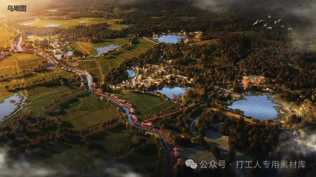 庐江冶父山南大门度假集群规划设计(67P,38M)【WB967】