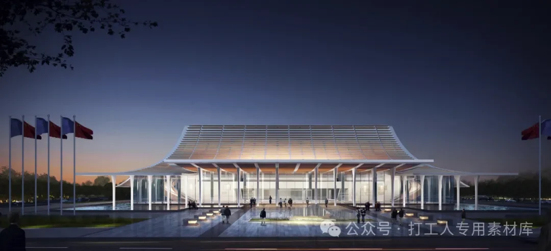 深圳前海国际会议中心室内设计 (96P,337M)【WB1133】