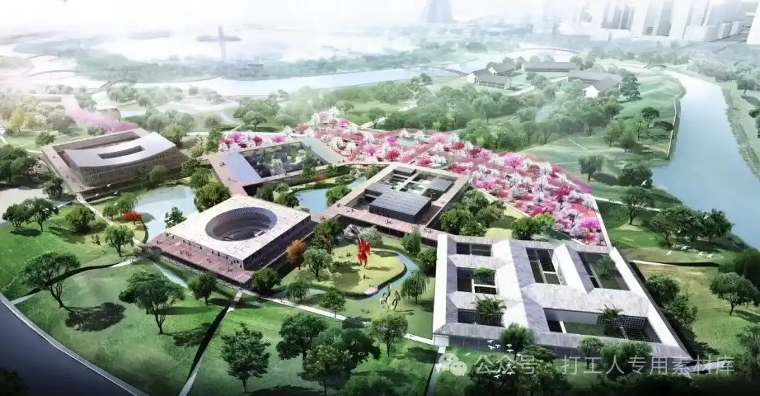 广州文化设施“四大馆”国际设计竞赛 “一馆一园”项目设计（165P，180M）【WB1098】