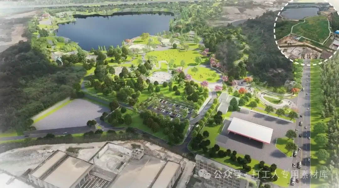 惠州博罗石湾采石场景观修复工程概念规划 （93P，84M）【WB993】