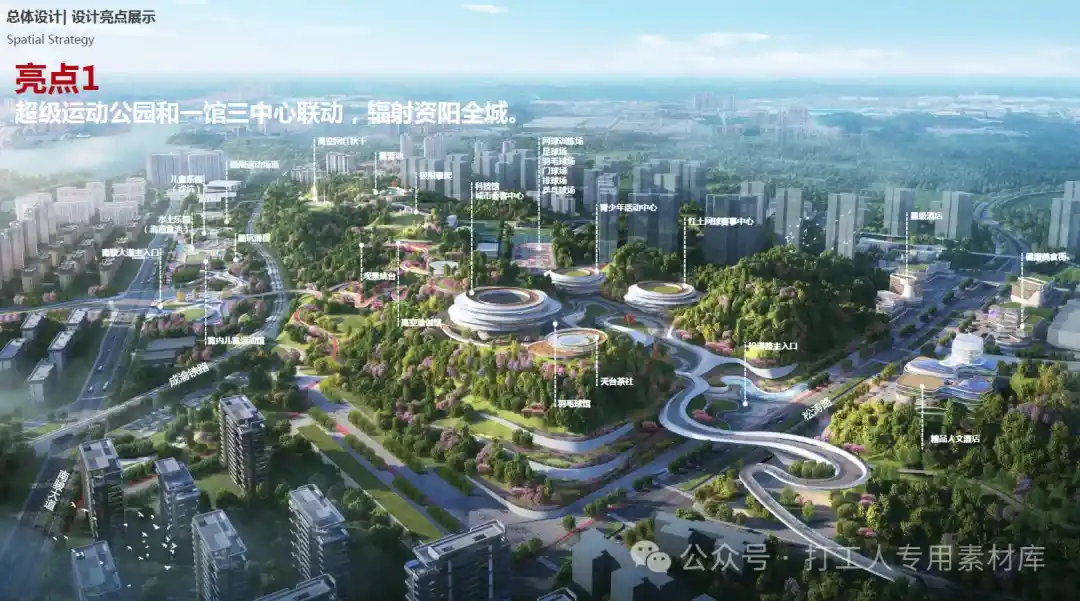 成都天府国际体育健康城策规设计方案 （91P，34M）【WB984】